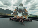 齊選孫悟空汽車擺件中控臺輕奢創(chuàng)意車載香水?dāng)[飾車上男士高檔裝飾用品 【銀月鎧甲禪意套裝】精油+禮盒 曬單實(shí)拍圖