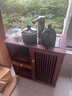 竹可心胡桃木實(shí)木茶桌陽(yáng)臺(tái)泡茶幾椅組合家用茶臺(tái)書桌辦公室禪齋茶幾茶臺(tái) 胡桃木茶水柜C1款+金灶K9 曬單實(shí)拍圖