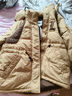 金羽杰朋克學(xué)院風(fēng)羽絨服女短款冬季新潮寬松帶帽派克羽絨服女Y22802166 曬單實(shí)拍圖