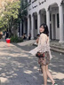 鳳蝶兒連衣裙子女夏季2025新款韓版早秋復古港風休閑度假美式甜辣妹顯瘦 開衫+吊帶裙 S 曬單實拍圖