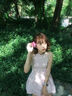 天丂無(wú)袖掛脖連衣裙子女夏季2025新款小個(gè)子法式收腰蓬蓬裙氣質(zhì)花苞裙 淡粉色 M （95-110） 曬單實(shí)拍圖