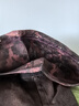 帕羅（PALUOPO）23姆米非遺香云紗】女裝真絲連衣裙襯衫領(lǐng)休閑通勤格子印花裙子 暗紫夾花 2XL (175/96A) 曬單實(shí)拍圖