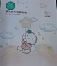 全棉時(shí)代新生嬰兒睡衣滿月寶寶和尚服連體衣服嬰幼兒和袍 藍(lán)+云 59碼 曬單實(shí)拍圖