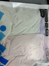 蕉內(nèi)小涼皮311Cool Air兒童平角內(nèi)褲女童冰絲透氣7A抗菌A類(lèi)打底安全褲 【安全褲】暖白+粉晶- 貼合 150 曬單實(shí)拍圖