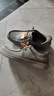 斯凱奇（Skechers）閃穿鞋男鞋夏季透氣休閑鞋一腳蹬商務(wù)板鞋軟底豆豆鞋帆布鞋210959 曬單實拍圖