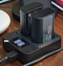 綠巨能（llano）適用松下S5M2相機(jī)DMW-BLK22電池快充盒LUMIX S5/S5M2X/S5K/GH6/GH5M2/G9M2單反微單相機(jī)雙充充電倉(cāng) 曬單實(shí)拍圖