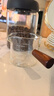 川島屋咖啡杯玻璃帶刻度意式濃縮咖啡萃取量杯木柄奶盅shot盎司杯 雙刻度咖啡奶盅(雙嘴) 曬單實(shí)拍圖