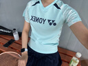 YONEX新款尤尼克斯羽毛球服速干短袖運(yùn)動(dòng)T恤透氣吸汗運(yùn)動(dòng)比賽服上衣 女款 210015 天青藍(lán) M 曬單實(shí)拍圖