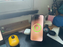 MOYIEAKAN qi2認(rèn)證無線充電器三合一蘋果iPhone 16/15/14/13/12 Pro磁吸手機(jī)耳機(jī)Apple Watch手表快充支架座 鋁合金- 沙漠金【qi2認(rèn)證｜觸控旋轉(zhuǎn)｜三合一】 曬單實(shí)拍圖