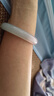 周六福春彩淺粉綠玉髓手鐲寬條送女友生日禮物J1013557 54mm  曬單實(shí)拍圖