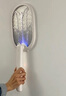 雅格(YAGE)電蚊拍防基孔肯雅熱可折疊充電式紫光誘蚊滅蚊器可壁掛蚊拍 曬單實拍圖
