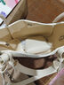 CHARLES&KEITH25夏新品大容量通勤單肩托特包子母包七夕禮物CK2-30782647 Butter Yellow奶油黃色 M 曬單實(shí)拍圖