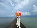 初語(yǔ)慵懶山本褲女2025夏季新款日系松弛垂感大闊腿九分褲子 米白色 XL 曬單實(shí)拍圖