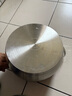 Momscook 不銹鋼湯鍋淺燒鍋燉湯鍋復底加厚 玻璃蓋 SUS304 電磁爐燃氣通用 24×13.5CM湯鍋 24cm 曬單實拍圖