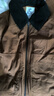 杰克·瓊斯（JACK&JONES）男裝衣服秋冬短款羽絨服男保暖外套合集 224312028橡膠棕 M 175 曬單實(shí)拍圖