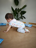 kids.ing【網(wǎng)面透氣學(xué)步鞋】男女寶寶春夏1-3歲嬰兒鞋 杏色 19 曬單實拍圖
