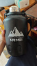 恩爾美（nRMEi）保溫保冷杯大容量316L不銹鋼茶水分離男戶外運動噸桶噸大肚水杯壺 黑色2000ml【冷熱雙保+背帶】 曬單實拍圖
