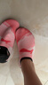 李寧（LI-NING）室內(nèi)運動鞋健身訓(xùn)練鞋男女瑜伽跳操居家鍛煉軟底鞋子靜音防滑鞋襪 曬單實拍圖