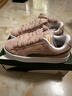彪馬（PUMA）【面包鞋】復古紅滑板鞋男女休閑板鞋SUEDE XL395205 玫瑰粉-草綠-55 37.5 曬單實(shí)拍圖