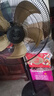 鉆石牌（DIAMOND）工業(yè)風(fēng)扇落地家用大風(fēng)力鋁葉強(qiáng)力商用落地電風(fēng)扇客廳搖頭除甲醛工廠(chǎng)立式風(fēng)扇SY 22英寸銅芯電機(jī)【5檔颶風(fēng)+金鋁5葉】 曬單實(shí)拍圖