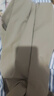 羅蒙（ROMON）休閑褲男父親節(jié)禮物通勤商務百搭褲子舒適直筒長褲男VY8卡其31 曬單實拍圖