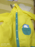 SEVEN ONLY OLINE小萌鯊兒童雨衣男童女孩防水防滑幼兒園專用2025新款寶寶 雨衣黃色【僅雨衣】 雨衣S碼【身高90-100穿】 曬單實(shí)拍圖