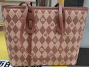 森馬（Semir）托特包溫柔菱格單肩包大容量女包手提包包105824153012 曬單實(shí)拍圖