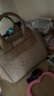 蔻馳（COACH）【品牌直供】女士CARLY帆布包單肩手提包 七夕禮物 送女友 曬單實拍圖