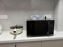 美的（Midea）微波爐烤箱一體機(jī) 小型家用20升微波爐  光波加熱 鉆石背板（M1-L201B） 曬單實(shí)拍圖