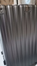 啄木鳥行李箱鋁框結(jié)實耐用合金拉桿箱大容量輕便旅行箱加厚可登機密碼箱 深灰色 -雙封閉內(nèi)里+便攜掛鉤 24英寸 【減震剎車輪+TSA密碼鎖】 曬單實拍圖