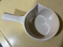 萬(wàn)古窯日本原裝進(jìn)口萬(wàn)古燒陶瓷小奶鍋砂鍋無(wú)涂層?jì)雰狠o食鍋燃?xì)庠钸m用 白色奶鍋 14cm 0.8L 曬單實(shí)拍圖