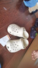 卡駱馳（crocs）經(jīng)典系列經(jīng)典小Clog K童粉色洞洞鞋涼鞋 骨白 34 （34碼-35碼） 曬單實(shí)拍圖