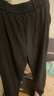 尚都比拉面試通勤休閑褲女夏季正裝氣質(zhì)修身西褲高腰九分褲 黑色  L  曬單實(shí)拍圖