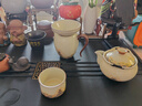 尚言坊手抓壺泡茶蓋碗茶杯單個汝窯茶碗功夫茶具一人飲女士茶壺家用 曬單實(shí)拍圖