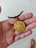 泰光銀樓足銀9999吉祥八寶羅盤吊墜鎏金掛墜圓滿項鏈送媽媽禮物 吉祥八寶羅盤銀吊墜 約9克 曬單實拍圖