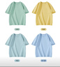 凡客誠(chéng)品220克重磅男t恤夏季款純棉簡(jiǎn)約短袖透氣半袖t恤衫 冰川藍(lán) XL 曬單實(shí)拍圖
