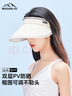 MISSION UV防曬帽女士遮陽帽太陽帽空頂帽涼帽夏季戶外遮臉防紫外線帽子女 曬單實(shí)拍圖