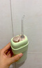 錦美客（JIMOK）德國電動沖牙器便攜式家用預防牙結(jié)石清潔器牙齒沖洗器5噴嘴翠微綠 便攜出游 曬單實拍圖