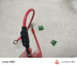 仕熙電動車用保險絲30A40A保險片插座阻燃電瓶車三輪車插片式保險盒 10號線0.5米+8mm銅鼻+2個30A保險 曬單實(shí)拍圖