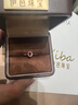 伊芭天然鴿血紅紅寶石戒指18K金鑲鉆女戒 0.35克拉 (8至20號(hào))現(xiàn)貨 曬單實(shí)拍圖