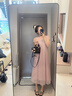 衣典零一（LEDIALYI）粉色薄紗連衣裙女2025新款夏季穿搭法式溫柔風絕美超仙仙女裙長裙 紫粉色 S （建議105斤內(nèi)） 曬單實拍圖