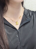 中國(guó)珠寶（Sino gem）馬上有錢(qián)銀項(xiàng)鏈女2025新款輕奢高級(jí)感女友老婆生日七夕情人節(jié)禮物 曬單實(shí)拍圖