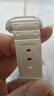 Mtin適用于Casio卡西歐G-SHOCK DW5600 GW5610 G-5600E GW-B5600小方塊樹(shù)脂手表帶表殼手表配件 白色黑字 5600 曬單實(shí)拍圖