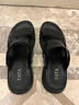 他她（TATA）2025夏商場(chǎng)同款時(shí)尚百搭厚底涼鞋男新款73X01BL5 黑色 42 曬單實(shí)拍圖