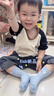 可優(yōu)比可優(yōu)比嬰兒襪子寶寶襪子幼兒襪子春夏款低筒襪4雙裝 尼卡小熊 5-8歲 (L) 曬單實(shí)拍圖