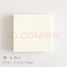 三年二班 創(chuàng)意橫線便簽紙小便簽本子 方格留言本學(xué)生用記事百事貼N次貼便利貼韓國可愛便簽本小本子便條紙 本白-橫紋款 曬單實拍圖