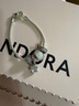 潘多拉（PANDORA）銀色真心手鏈925銀心形鏈扣簡約情侶款七夕情人節(jié) 飾釘手鏈 17CM(建議100-110斤) 曬單實(shí)拍圖