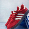 阿迪達(dá)斯 （adidas）三葉草GAZELLE女舒適耐磨低幫板鞋T頭鞋德訓(xùn)運(yùn)動(dòng)休閑紅鞋子IE1051 曬單實(shí)拍圖