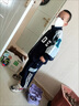 G.DUCKKIDS兒童裝男童春秋裝套裝2024新款中大童秋季休閑外套運(yùn)動(dòng)褲兩件套 藏青色【MADE】兩件套 150【適合身高135-145厘米 曬單實(shí)拍圖