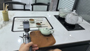 億品天城輕奢簡約現(xiàn)代巖板茶桌椅組合陽臺燒水壺一體辦公室石板小茶臺茶幾 1.4米單桌+1輕奢椅+2牛角椅 【材質(zhì)升級+包送貨+包安裝】 曬單實(shí)拍圖